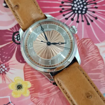 Jaeger & Benzinger Edition 3 Salmon Vintage Movement