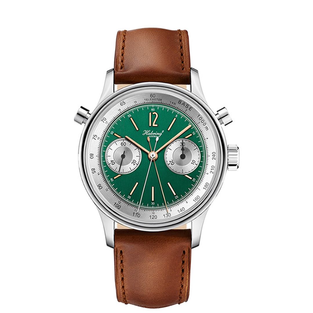 Habring² Doppel Felix Tachy Green - Premium Austrian men’s watch ...