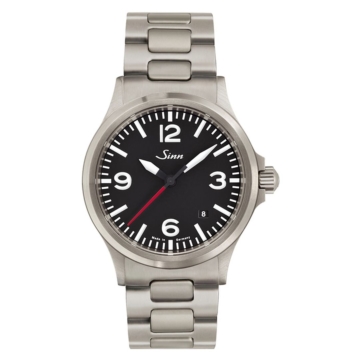Sinn 556 A RS - Solid Bracelet H-link (Adjustable Clasp)