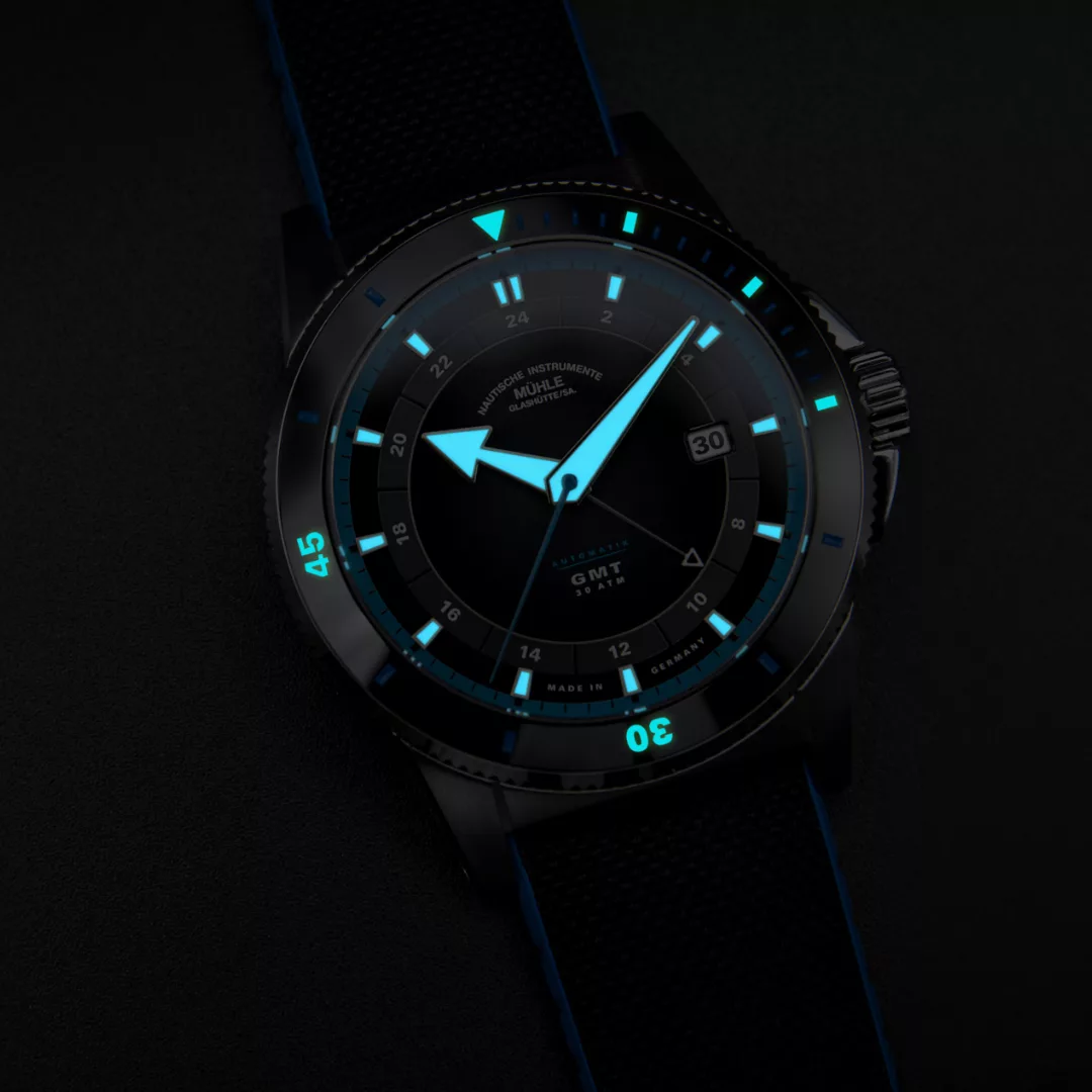 Mühle-Glashütte Sportivo Travel GMT M1-52-13-LK