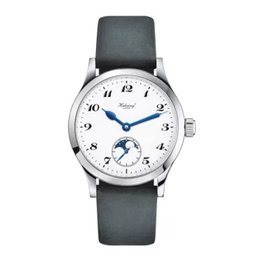 Habring² Oskar White Dial Moon Phase