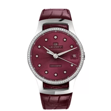 Lehmann Intemporal Diamonds Ladies Red (Diamond Bezel, 38mm)