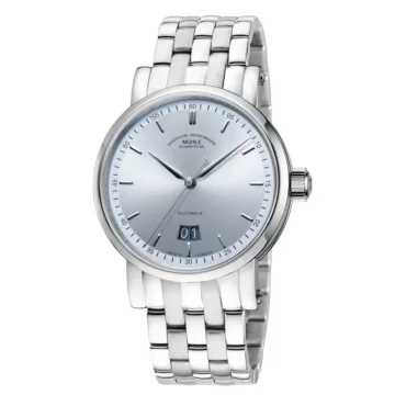 Mühle-Glashütte Teutonia IV Big Date 1994 Ice Blue MB