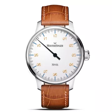 MeisterSinger No01 – White (AM3301G, 43mm)