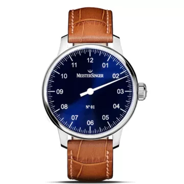 MeisterSinger No01 – Sunburst blue (AM3308, 43mm)