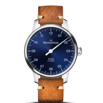 MeisterSinger No03 - Sunburst blue (AM908, 43mm)
