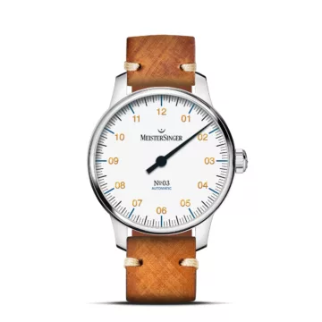 MeisterSinger No03 - White (BM9901G, 38mm)