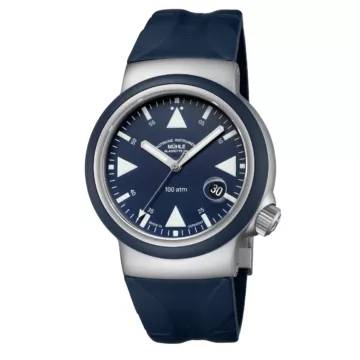 Mühle-Glashütte S.A.R. Rescue-Timer Blue (Rubber Strap)