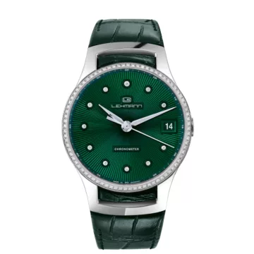 Lehmann Intemporal Diamonds Ladies Green (Diamond Bezel, 38mm)