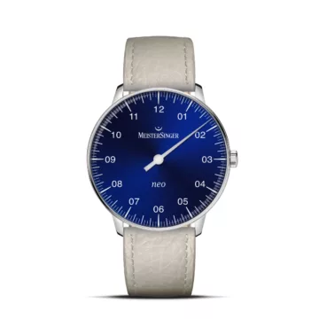 MeisterSinger Neo Sapphire - Sunburst blue (NES908, 36mm)