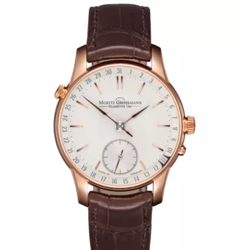 Moritz Grossmann BENU Date Rose Gold (Silver Dial)