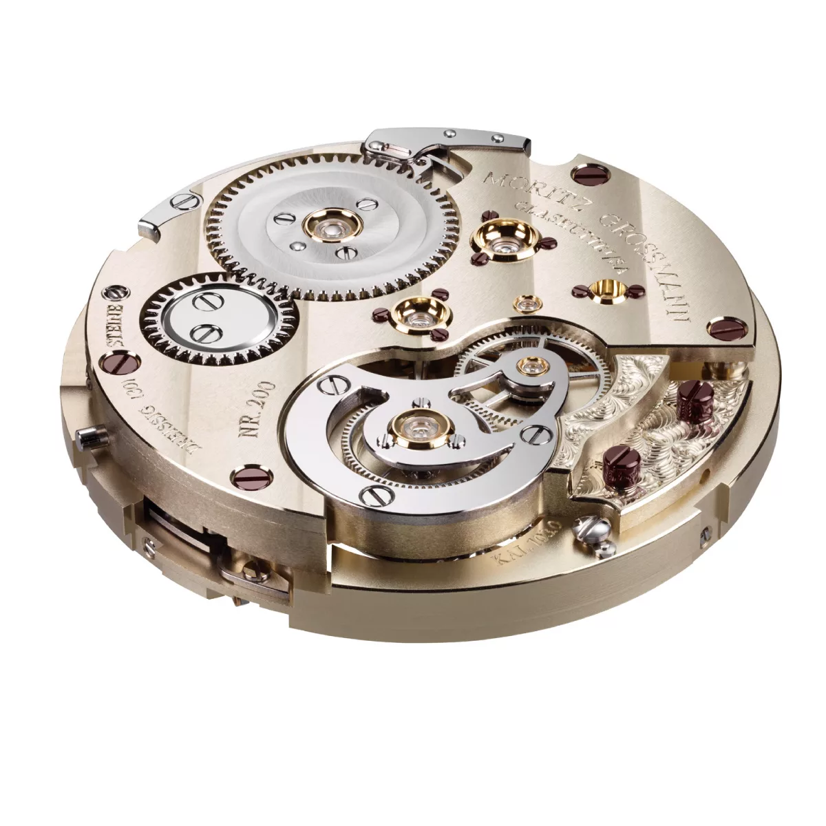 Moritz Grossmann BENU Tourbillion Rose Gold (Silver Dial)