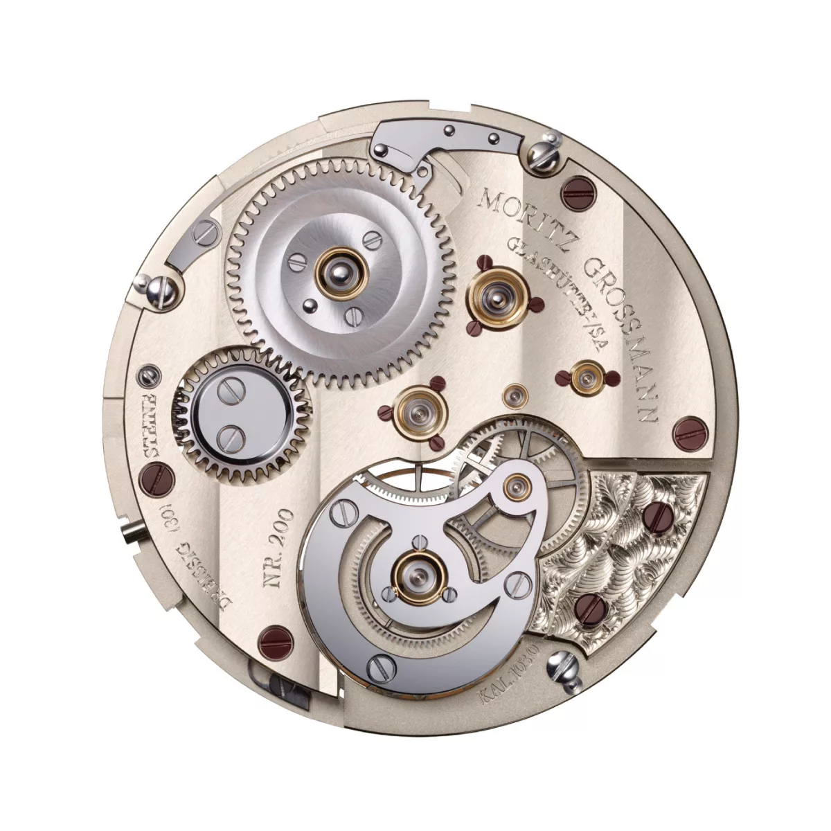 Moritz Grossmann BENU Tourbillion Rose Gold (Silver Dial)