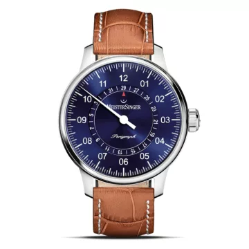 MeisterSinger Perigraph - Sunburst Blue (AM1008, 43mm)