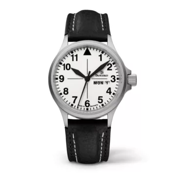 Damasko DK37 - Leather (Black+White Double Stitching)