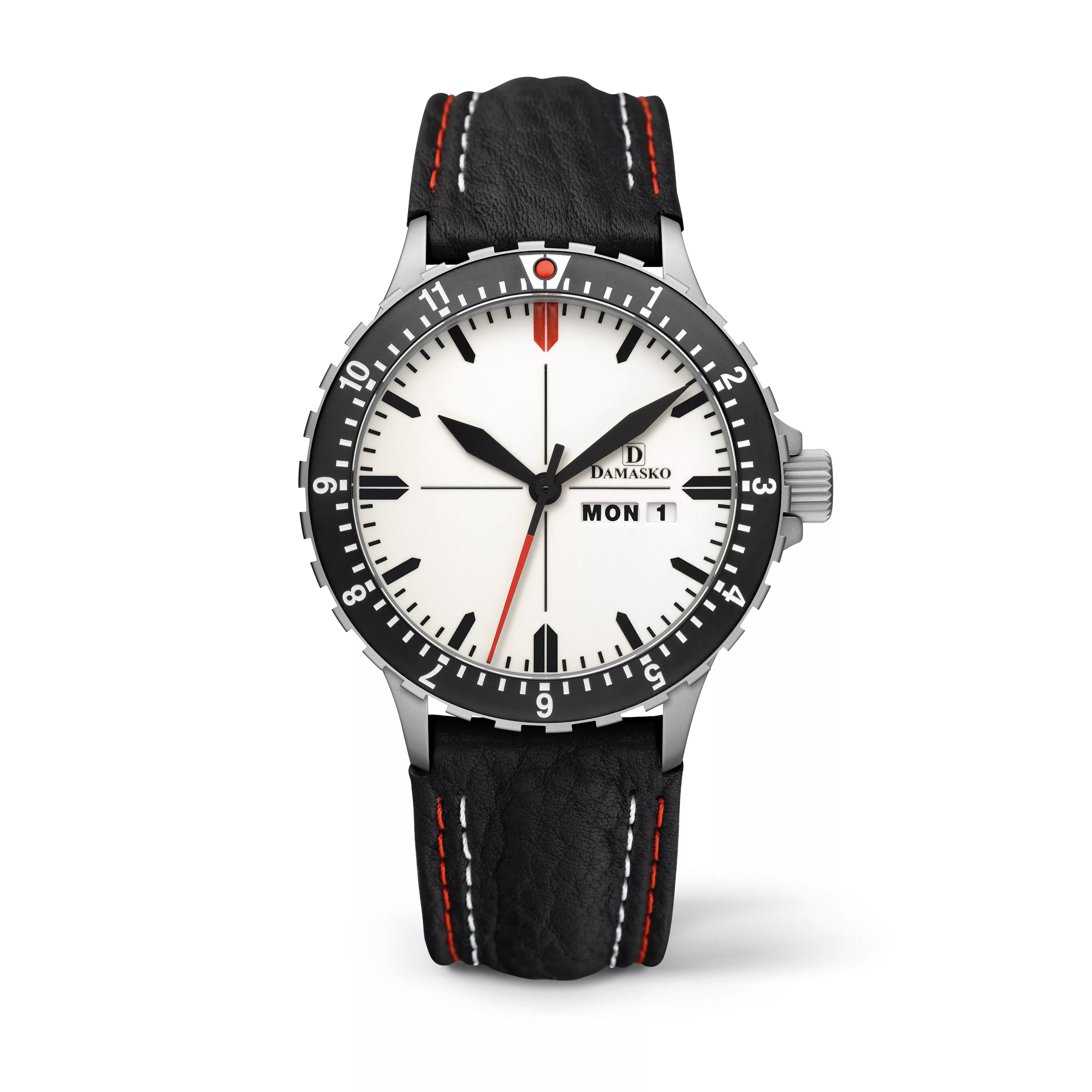 Leather (Red+White Double Stitching)