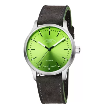 Mühle-Glashütte Panova Lime (Leather Band)