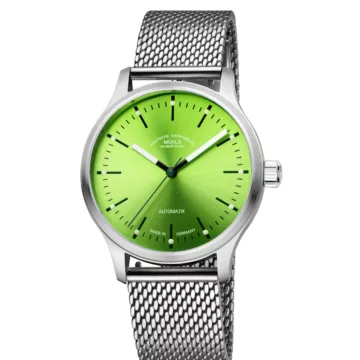 Mühle-Glashütte Panova Lime (Milanese Band)