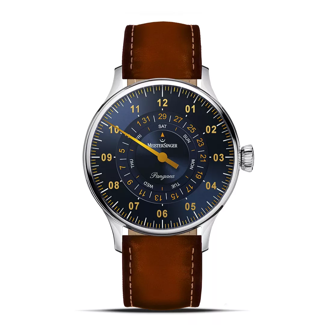 NEW: MeisterSinger Pangaea Day Date Steel Blue with Gold &ndash; A Fresh Perspective on Time - Define Watches