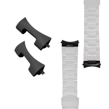 End links for Sinn stainless steel 20mm band, black PVD