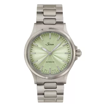 Sinn 556 Sage - Solid Bracelet H-link (Adjustable Clasp)