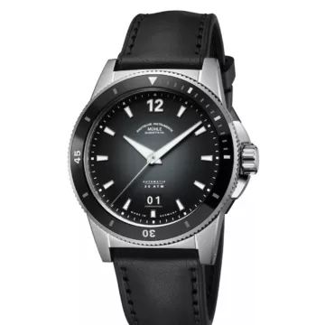 M&uuml;hle-Glash&uuml;tte Sportivo Big Date (M1-52-43) - Leather Band