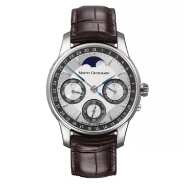 Moritz Grossmann Perpetual Calendar Platinum Argente
