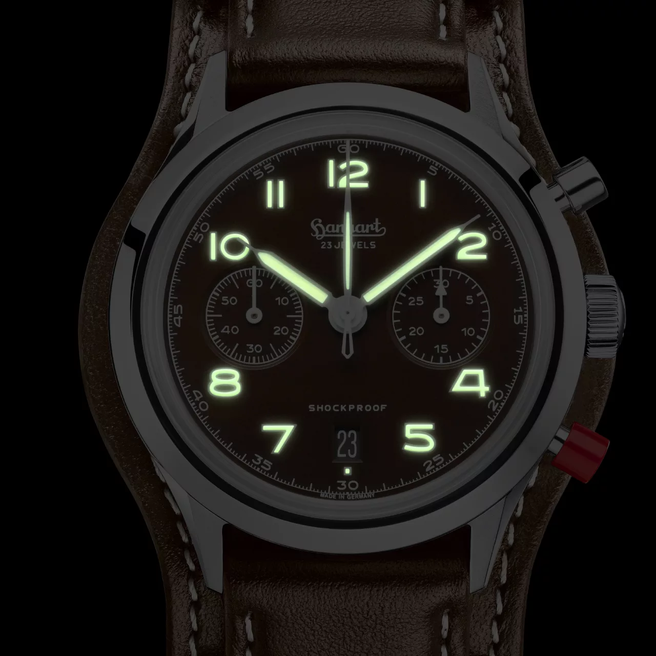 Hanhart Porsche Mag Flyback Date