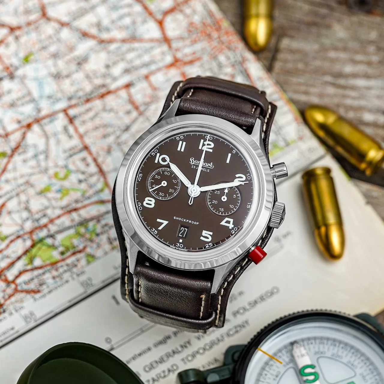 Hanhart Porsche Mag Flyback Date