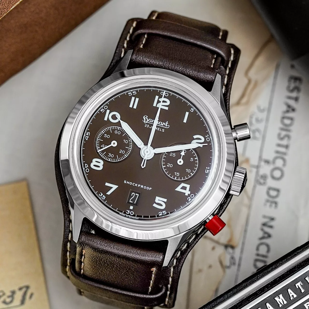 Hanhart Porsche Mag Flyback Date