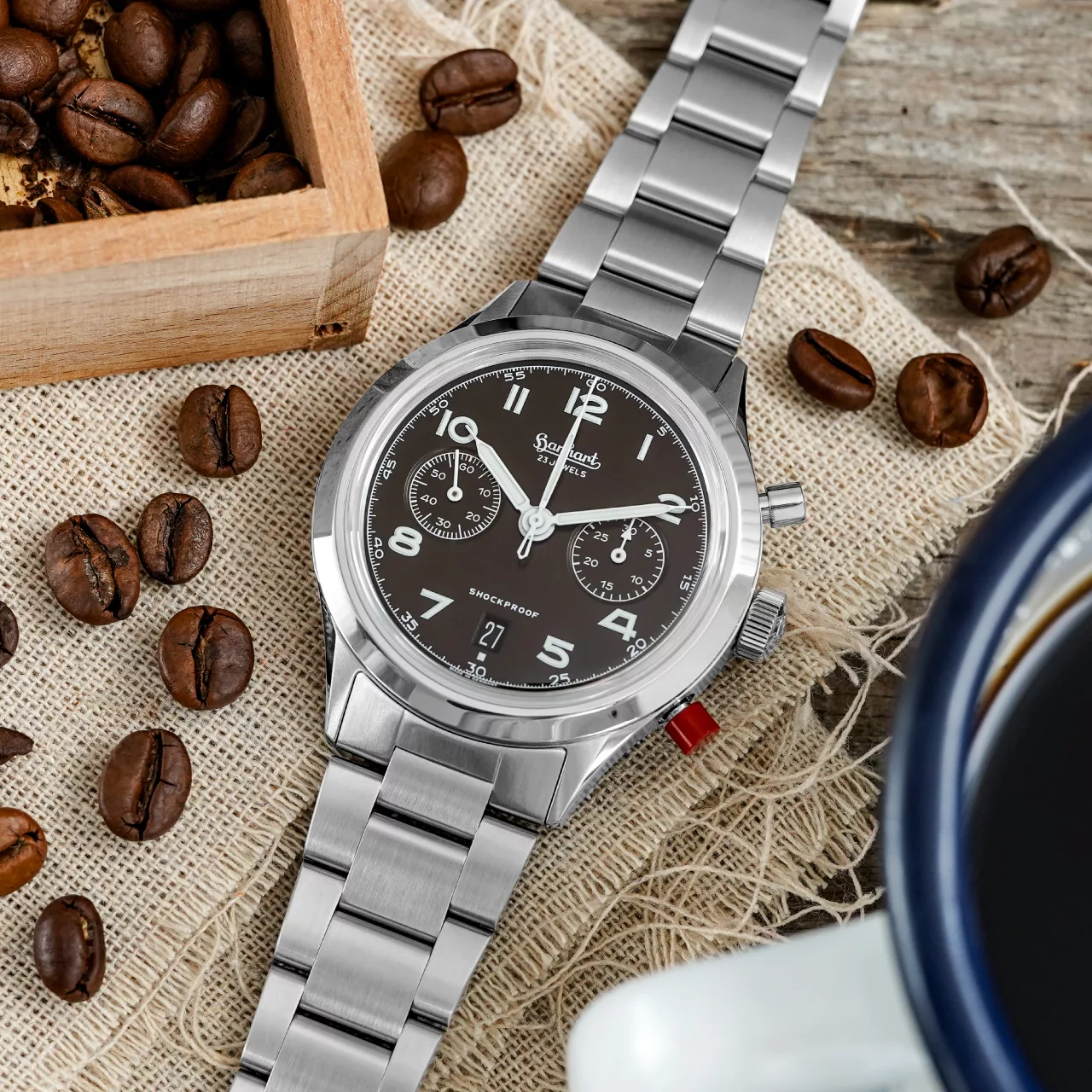 Hanhart Porsche Mag Flyback Date