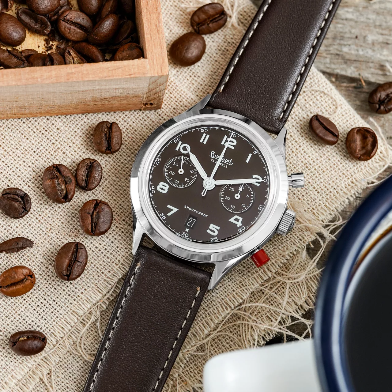 Hanhart Porsche Mag Flyback Date