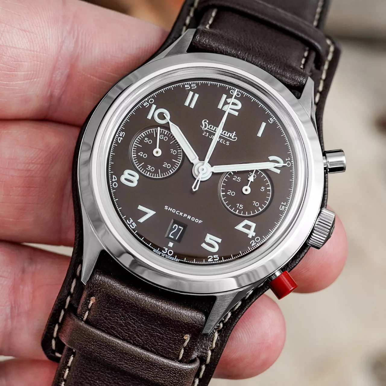 Hanhart Porsche Mag Flyback Date