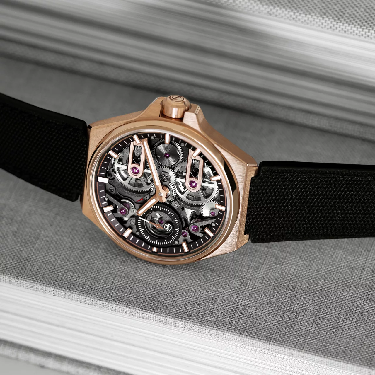 NEW: Armin Strom&rsquo;s One Week Skeleton Rose Gold &ndash; Independent Watchmaking in Its Most Refined Form - Define Watches