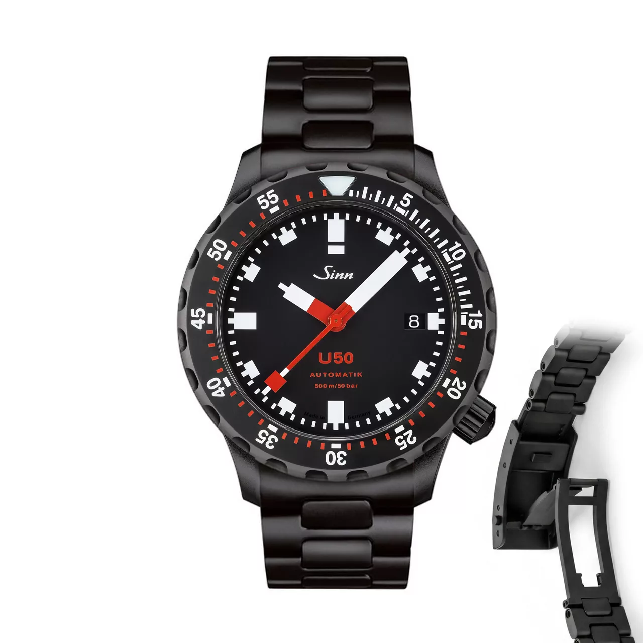 Solid Bracelet H-Link PVD (Adjustable Clasp)