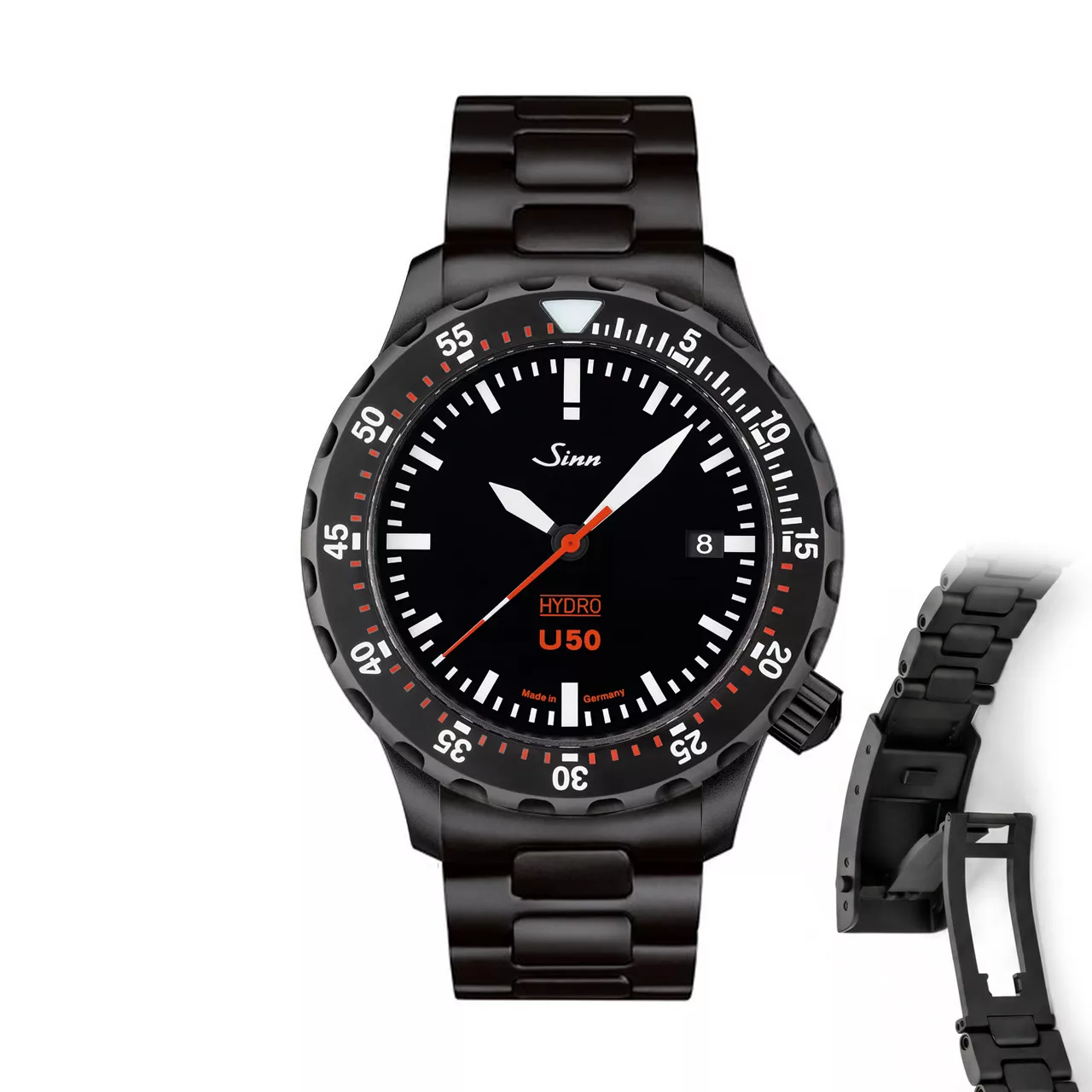 Solid Bracelet H-Link PVD (Adjustable Clasp)