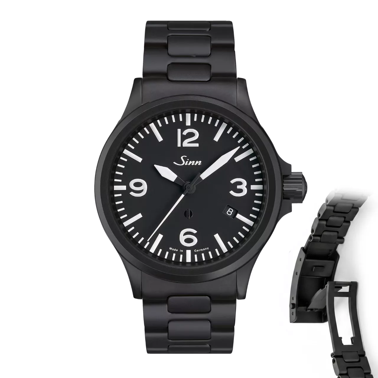 Solid Bracelet H-Link PVD (Adjustable Clasp)