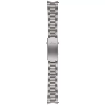 Sinn stainless steel band, H-link, pearl-blasted, 20mm, adjustable clasp (105, 356 Pilot, EZM 3, 613, U50)