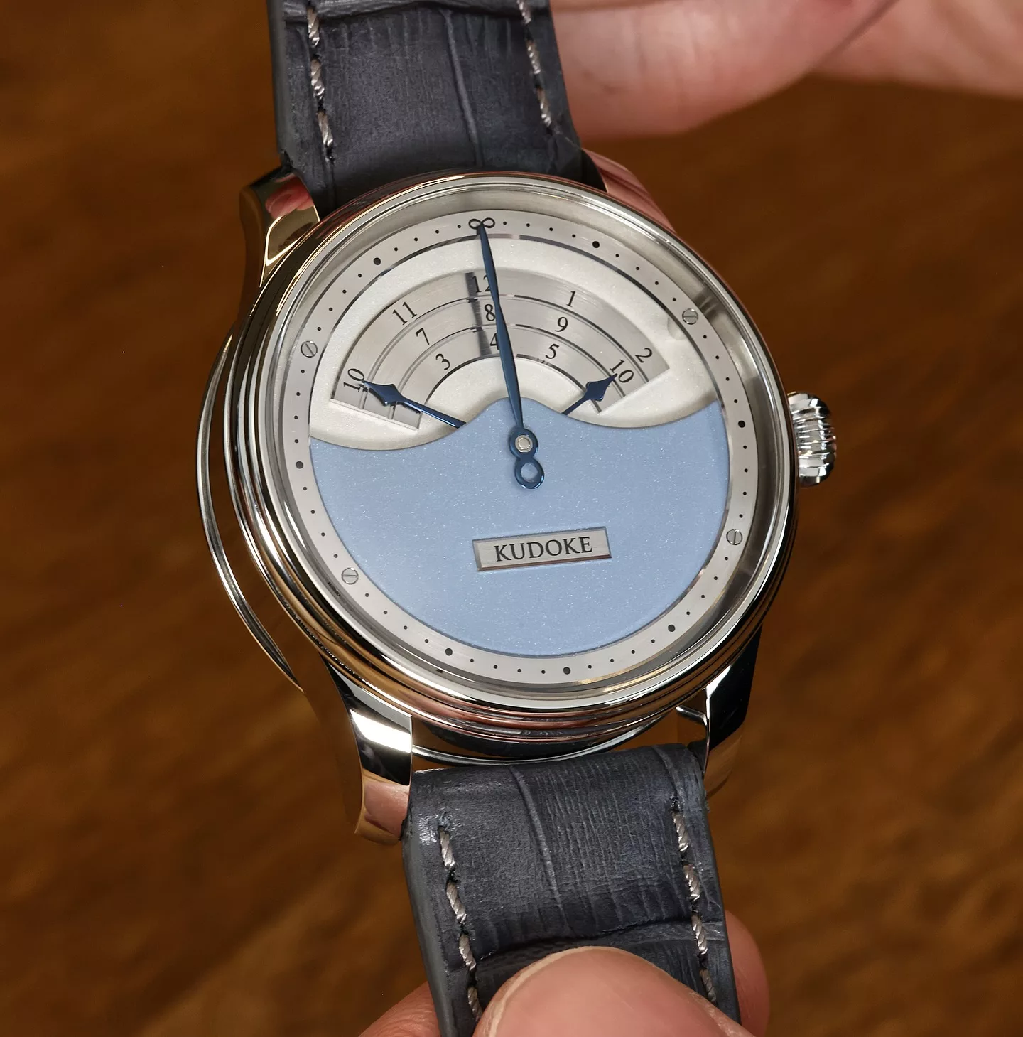 NEW: Kudoke 3 Ice Blue Review bringing a Graphic Evolution of the HANDwerk Concept - Define Watches