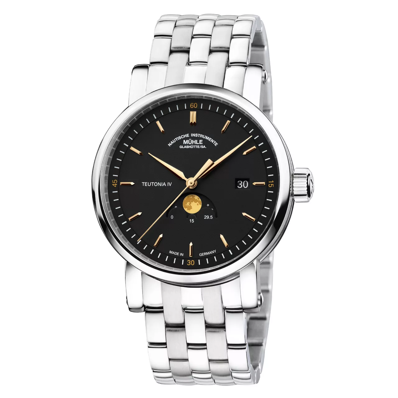 NEW: M&uuml;hle-Glash&uuml;tte Teutonia IV Moon Phase Black Review &ndash; Precision, Poetry and Three Decades of Craft - Define Watches