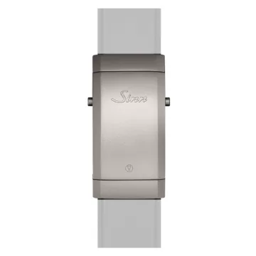 Sinn Long Deployment Diver Clasp 20mm (Silicone Bands) - Tegiment steel, satinised