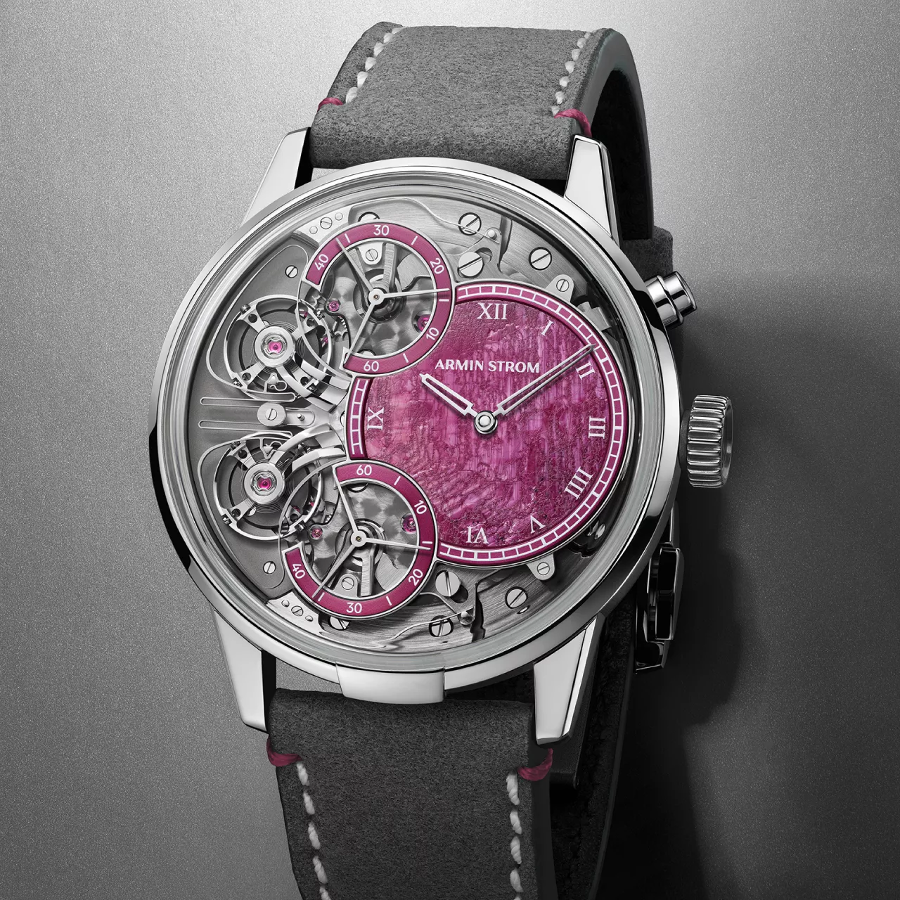 NEW: Ruby on the Dial, Resonance at the Core: A Closer Look at Armin Strom&rsquo;s Mirrored Force Resonance Ruby - Define Watches