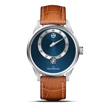 MeisterSinger Panthero Jumping Hour - Sunburst Blue (PTJH917)