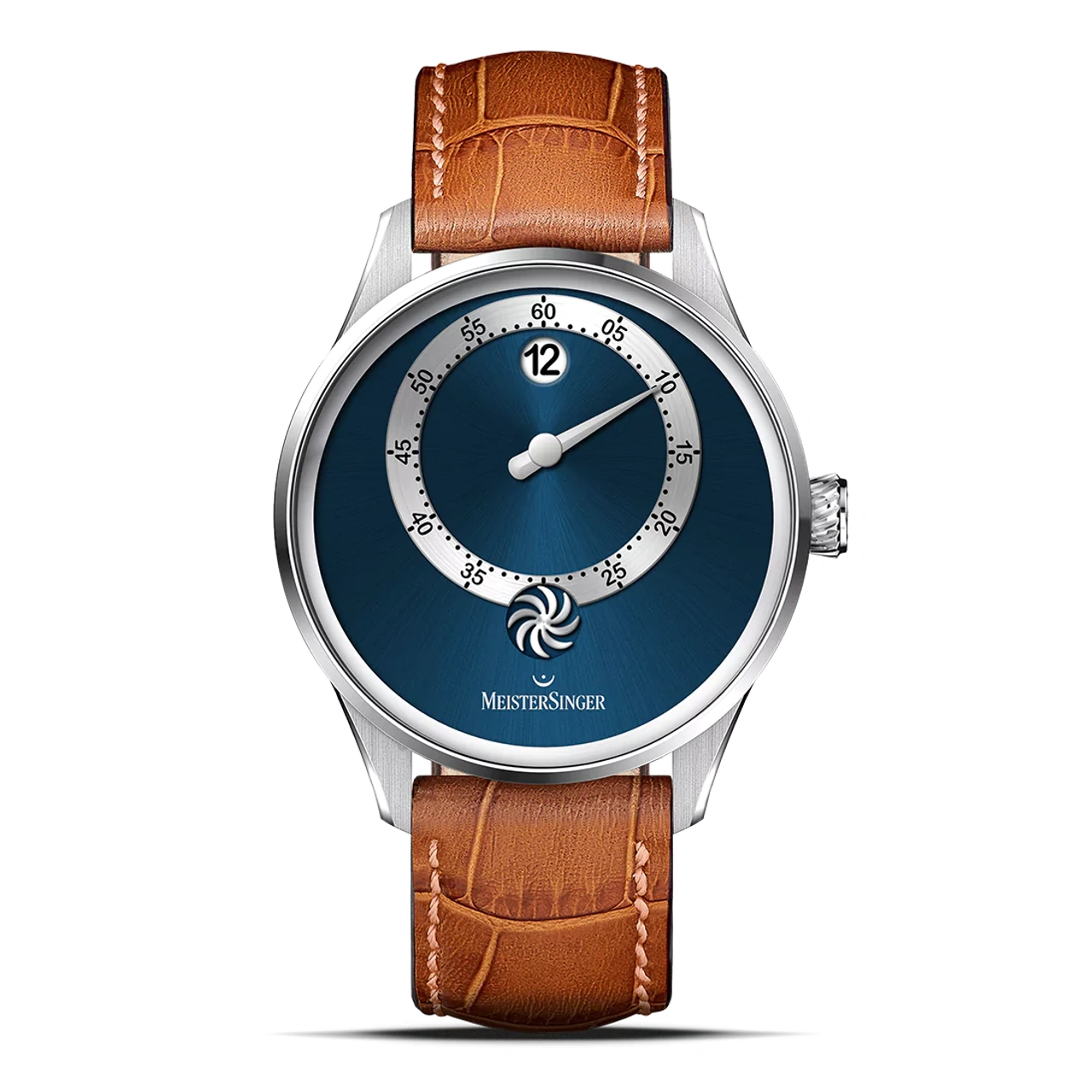 MeisterSinger Panthero Jumping Hour - Sunburst Blue (PTJH917)