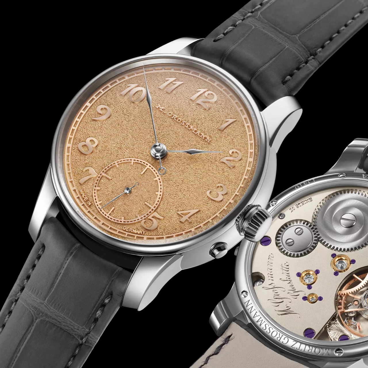 NEW: Quiet Precision in Its Purest Form with Moritz Grossmann Tremblage Gold Platinum - Define Watches