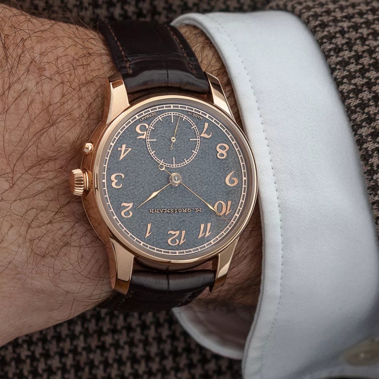 NEW: Moritz Grossmann Tremblage Gold Rose Gold &ndash; Depth, Contrast, and Craft - Define Watches