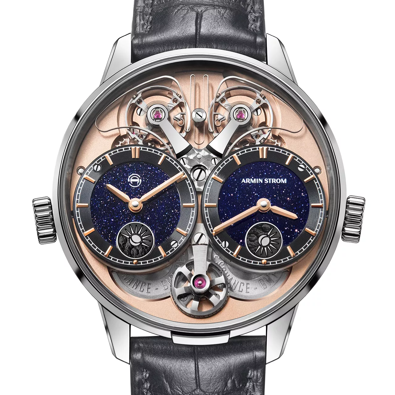 NEW: Armin Strom Dual Time GMT Resonance Aventurine: A Celestial Take on Mechanical Synchrony - Define Watches NEW: Armin Strom Dual Time GMT Resonance Aventurine: A Celestial Take on Mechanical Synchrony - Define Watches