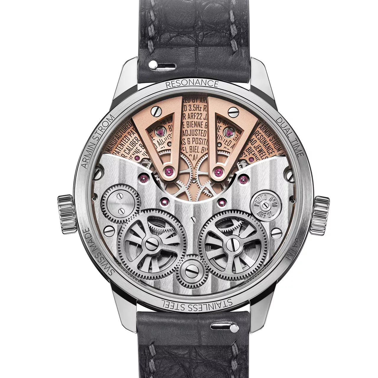 Armin Strom Dual Time GMT Resonance Aventurine