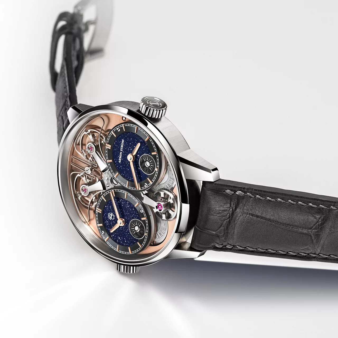 NEW: Armin Strom Dual Time GMT Resonance Aventurine: A Celestial Take on Mechanical Synchrony - Define Watches NEW: Armin Strom Dual Time GMT Resonance Aventurine: A Celestial Take on Mechanical Synchrony - Define Watches