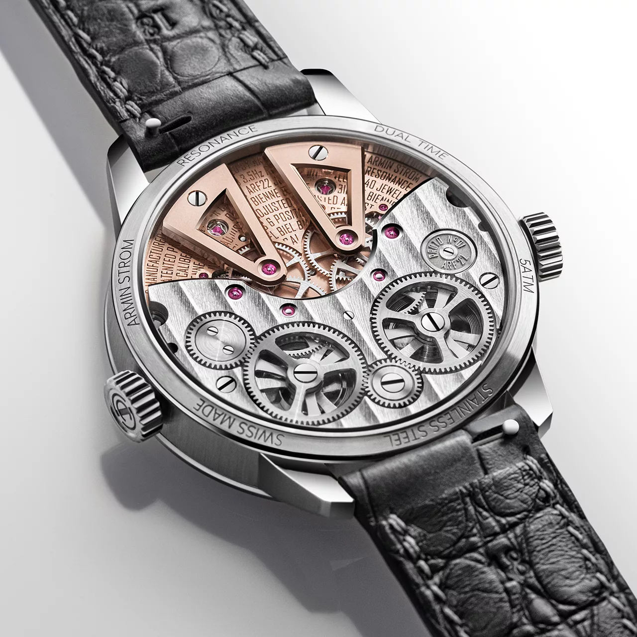 NEW: Armin Strom Dual Time GMT Resonance Aventurine: A Celestial Take on Mechanical Synchrony - Define Watches NEW: Armin Strom Dual Time GMT Resonance Aventurine: A Celestial Take on Mechanical Synchrony - Define Watches